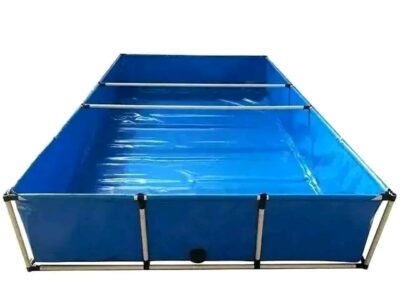 Bac hors sol pour élevage des poissons